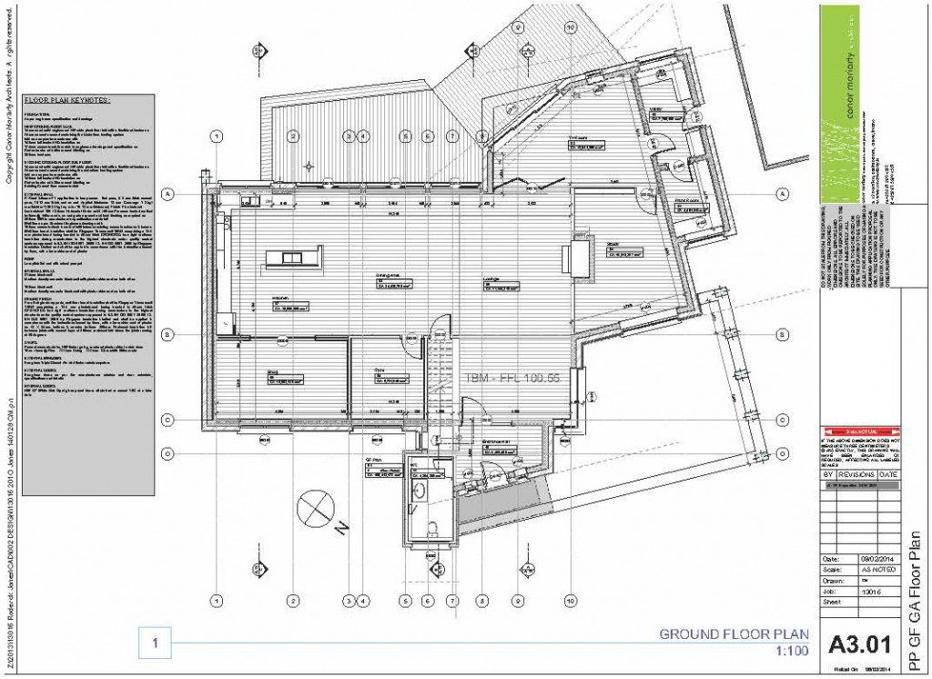 13016 301-A3-01 PP GF GA Floor Plan 140421 CM