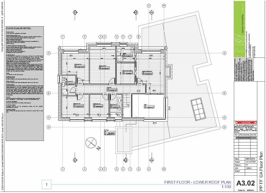 13016 301-A3-02 PP FF GA Floor Plan 140421 CM